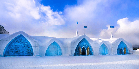 Hotel de Gelo em Quebec
